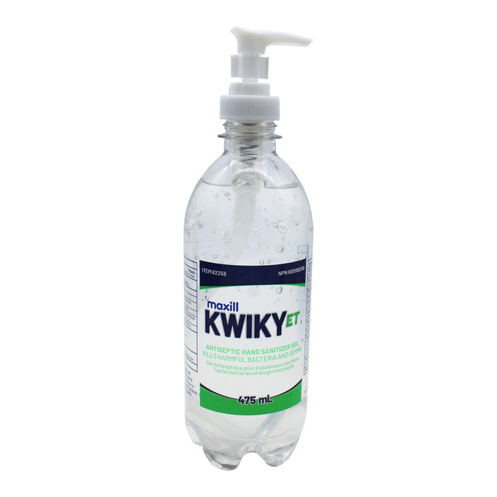 Hand Sanitizer Gel, KWIKY ET, 475 ml (Pump Bottle) - maxill
