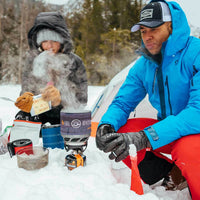 Jetboil MiniMo adventure boiling water