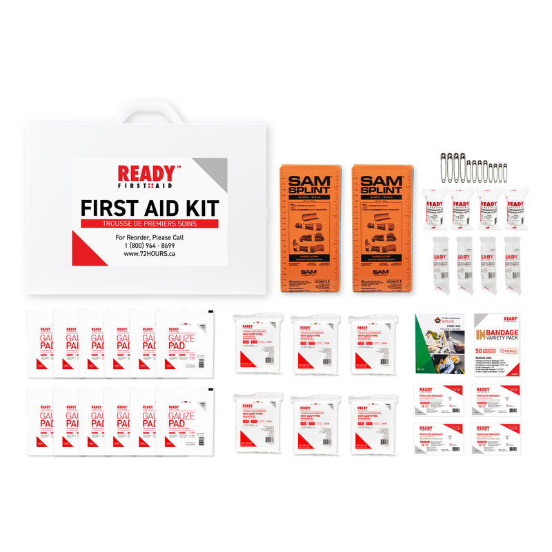Ontario Section 9 First Aid Kit (6-15 Employees) with Metal Cabinet