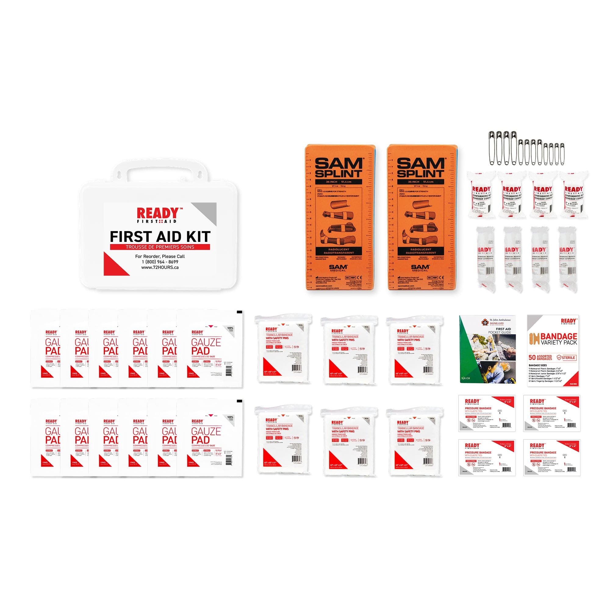 Ontario Section 9 First Aid Kit (6-15 Employees) with Plastic Box ...