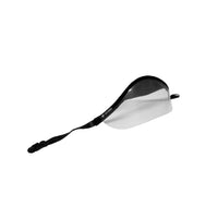 See To Hear Face Shield with straps extended
