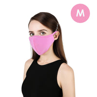 Reusable Face Mask, 3-Layer, Pink - Ready First Aid
