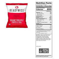 Organic pineapple chipotle chili nutritional facts and ingredients