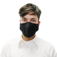 Reusable Face Mask, 3-Layer, Black, V2, Pack of 3 - Ready First Aid