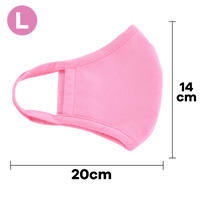 Reusable Face Mask, 3-Layer, Pink - Ready First Aid