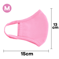 Reusable Face Mask, 3-Layer, Pink - Ready First Aid