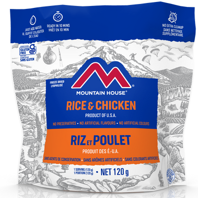 Mountain House Rice and Chicken Pouch - One Serving