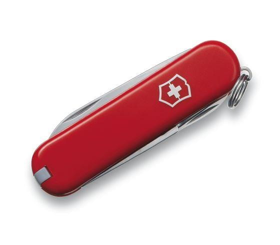 ruby Swiss Army Knife, Classic SD - Victorinox front view