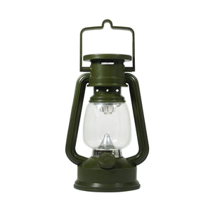 "7-1/2"" Tall 15 LED Green Hurricane Lantern  with Compass and  Dimmer Switch"