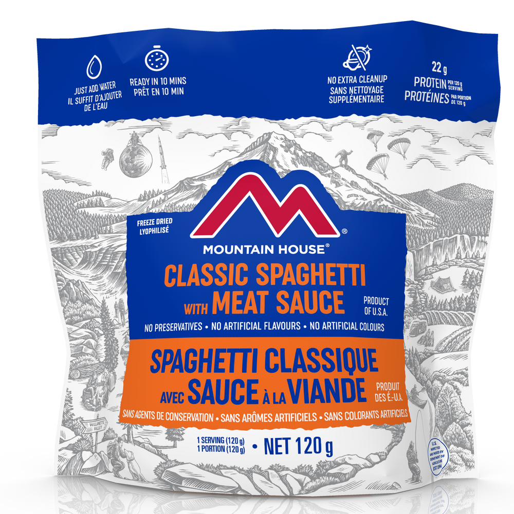 Mountain House Spaghetti with Meat Sauce Pouch