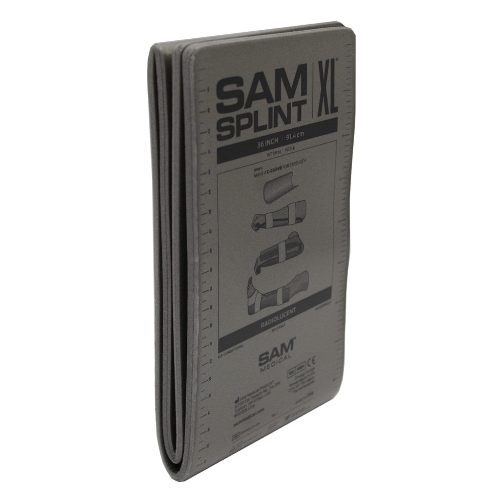 Splint, XL, 36" x 5.5", Folded - SAM Medical