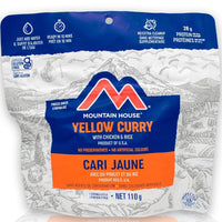 Mountain House Yellow Curry with Chicken and Rice.