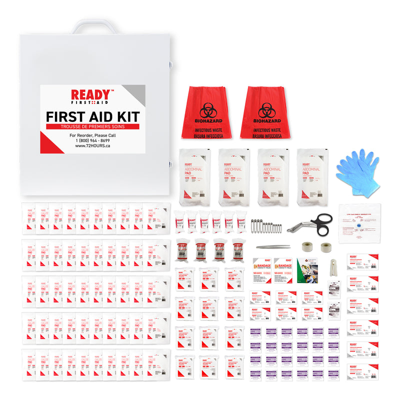 Alberta Number 3 First Aid Kit with Metal Cabinet