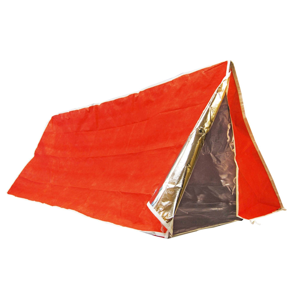 Aluminum Coated Interior Emergency Tube Tent side view