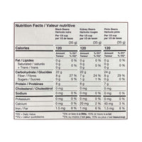 ReadyWise Emergency Freeze Dried Meats and Beans + Rice Bucket Beans nutritionals