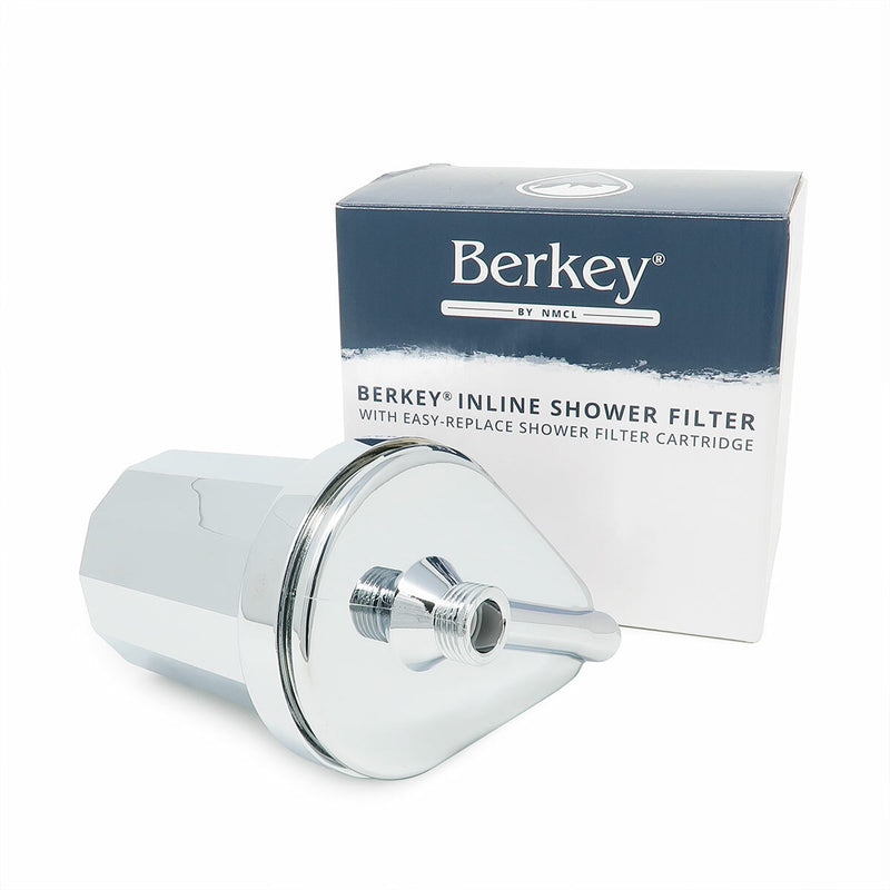 Berkey inline shower filter box and filter