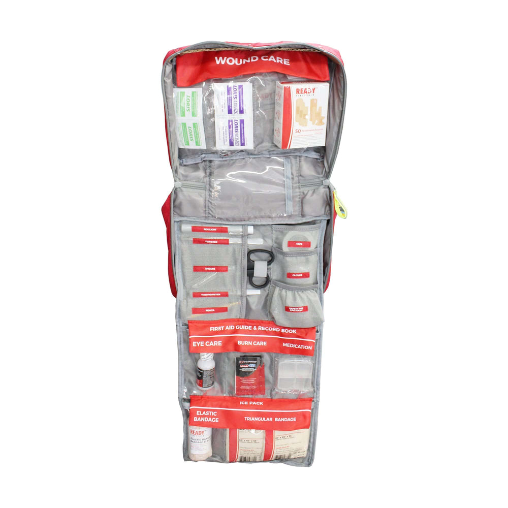 Ready First Aid Family Kit - Group Size 1 to 6 Open
