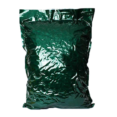 Green Mylar Foil Bag 8in x 10in Filled