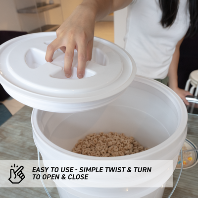 72HRS Dry Food Storage Container easy to use