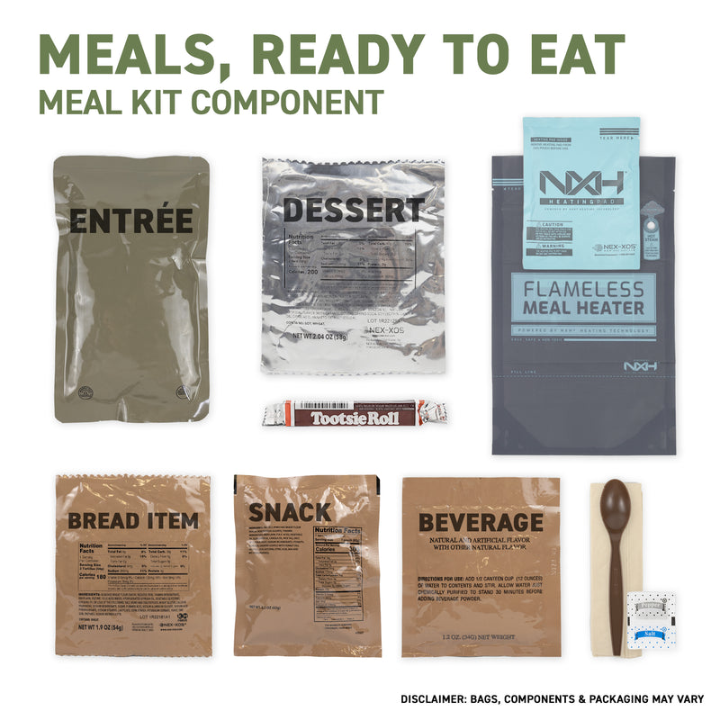 XMRE Meal Components