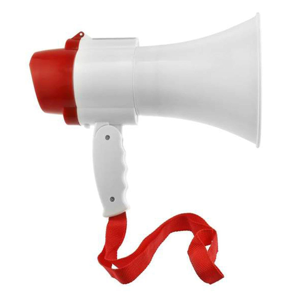 megaphone siren side view