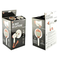 megaphone siren box front and back