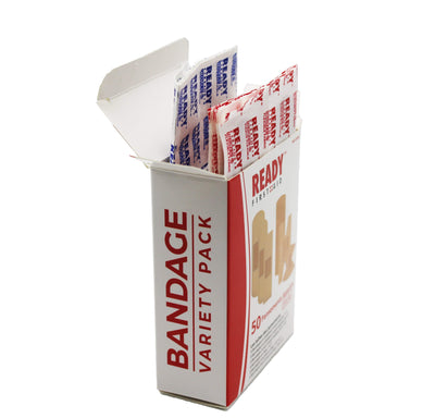 Ready First Aid 50 Assorted Adhesive Bandages