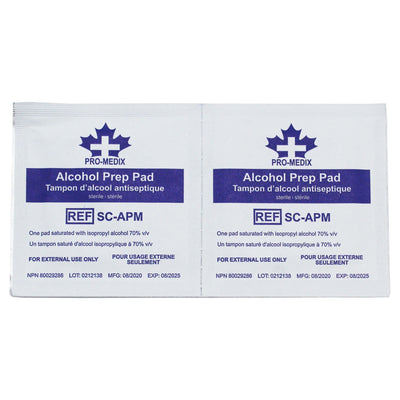 PRO-MEDIX Alcohol Pads, Large (100/box)