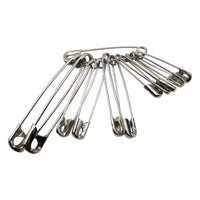 Safety Pins, 12/PK, Assorted