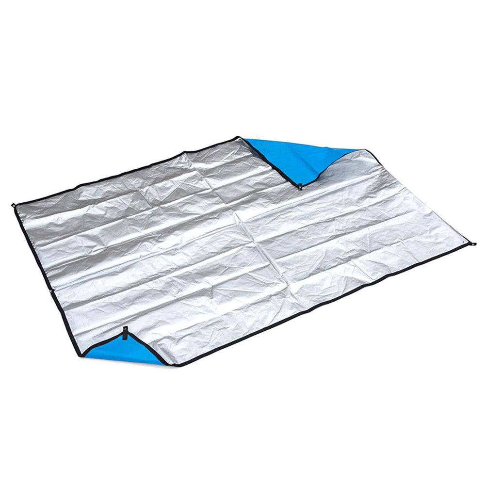 Heavy Duty Emergency Sleeping Bag (Single Person) unzipped and fully opened