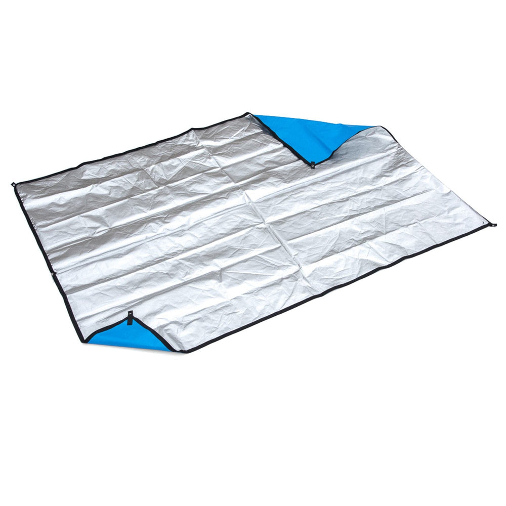 Heavy Duty Multi-Function Emergency Sleeping Bag unzipped and fully opened
