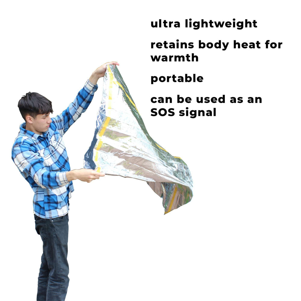 72HRS Emergency Sleeping Bag with features