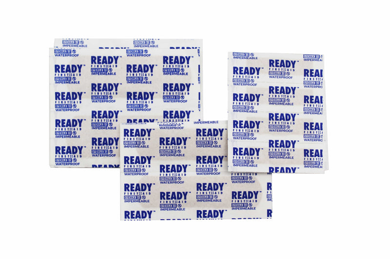 Ready First Aid 50 Assorted Adhesive Bandages - Waterproof bandages