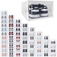 Ollie Soft Stackable Shoe Box Organizer, Black